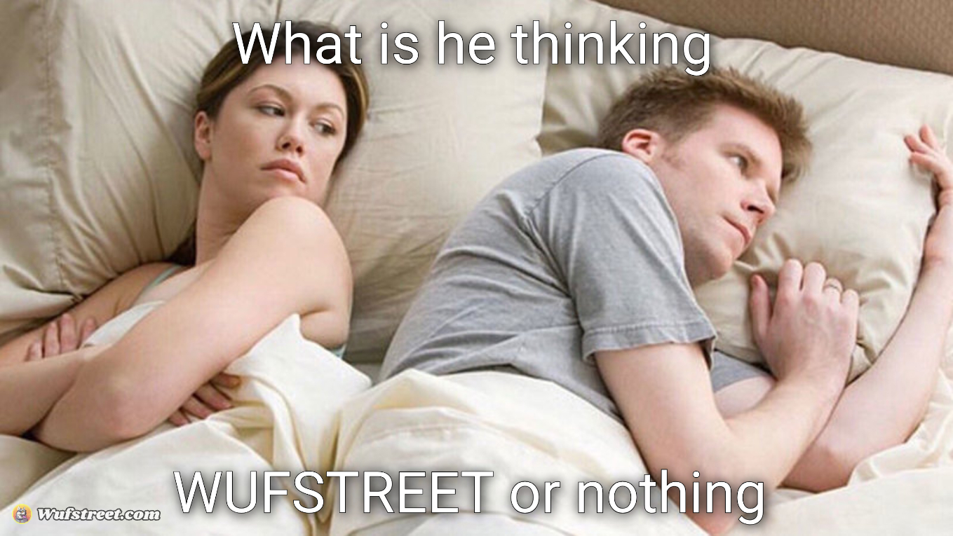 I bet he's thinking of other woman
