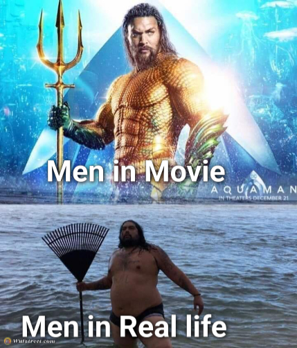 me vs reality - aquaman