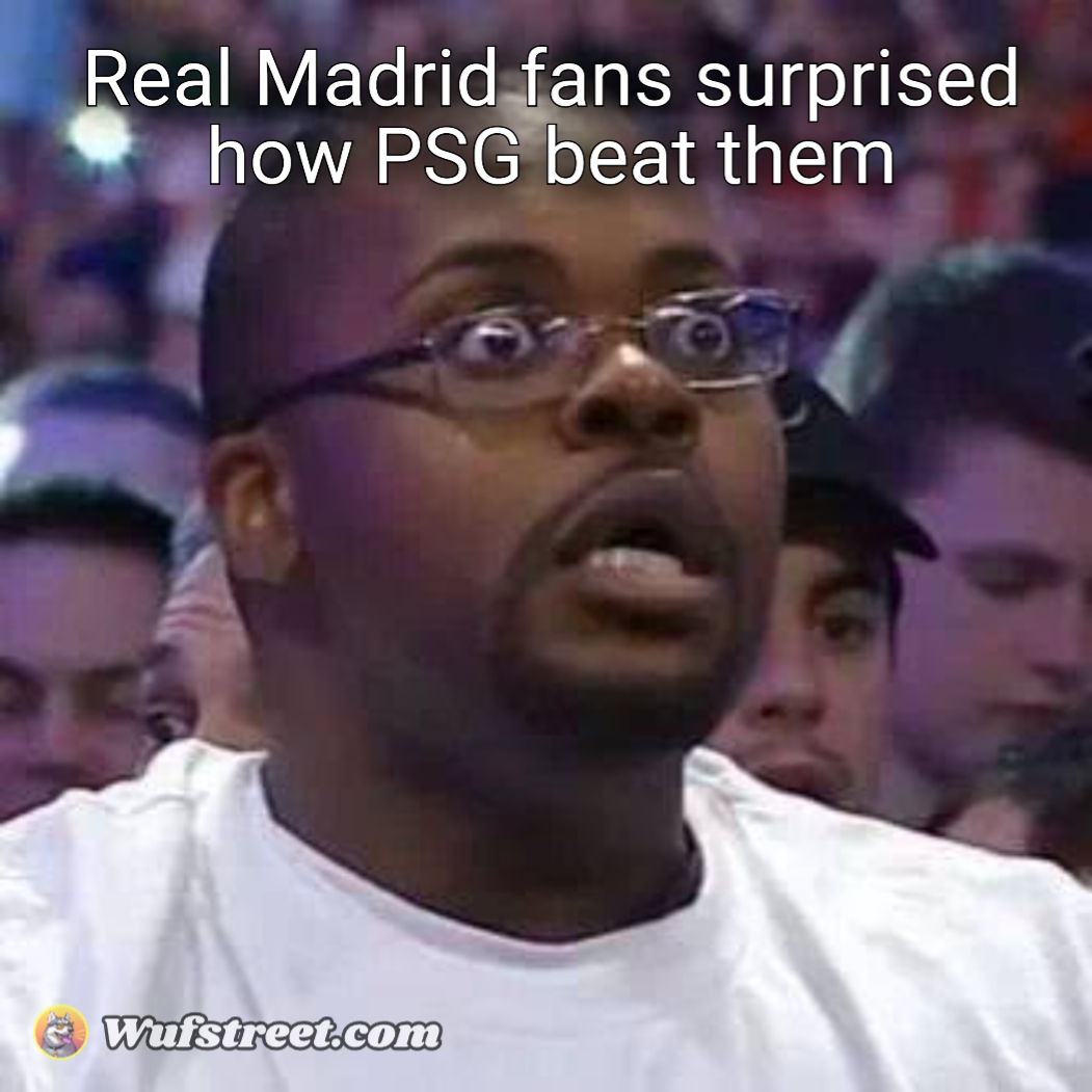 Real Madrid fans surprised how PSG beat them