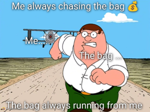 Peter Griffin running away