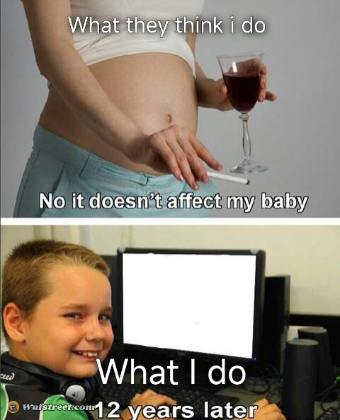 No it doesn't affect my baby
