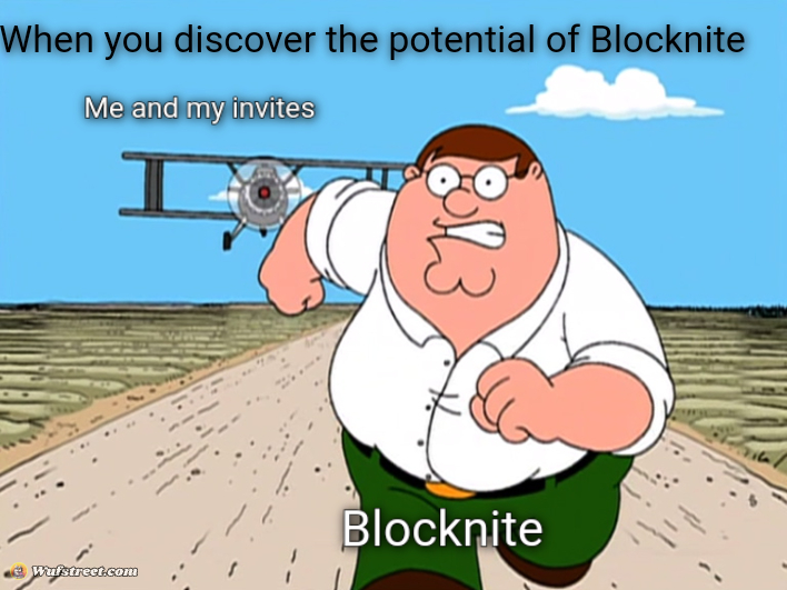 Peter Griffin running away