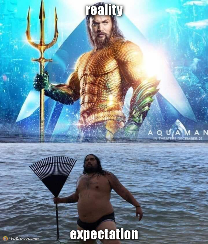 me vs reality - aquaman