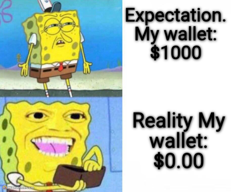 Sponge bob wallet
