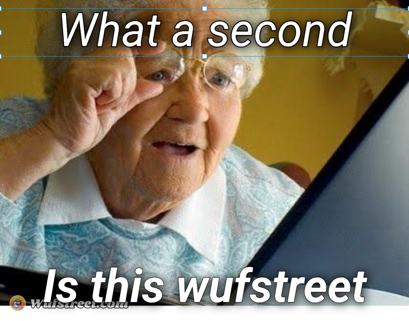 old lady at computer