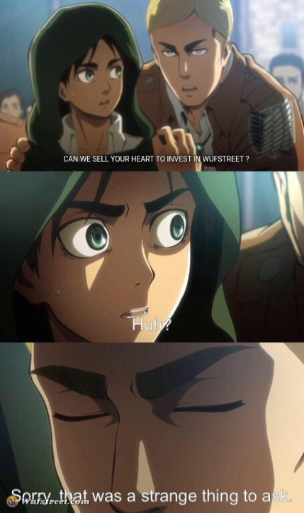 Strange question attack on titan