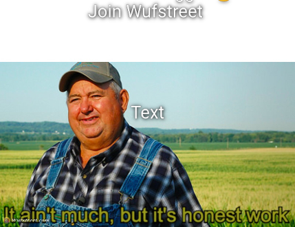 It ain't much, but it's honest work