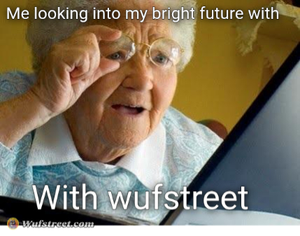 old lady at computer