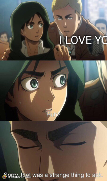 Strange question attack on titan