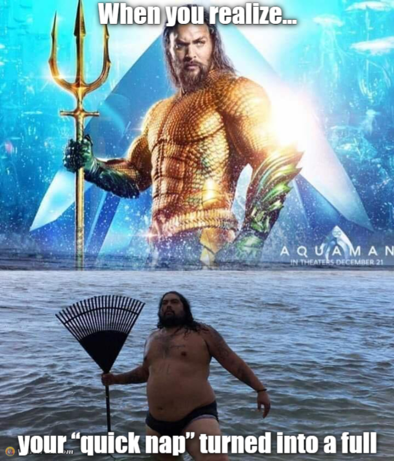 me vs reality - aquaman