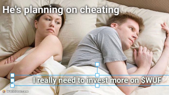 I bet he's thinking of other woman
