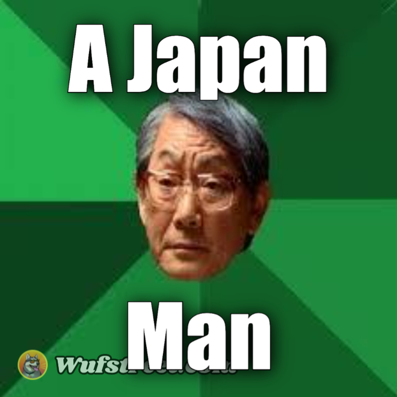 A Japan man!