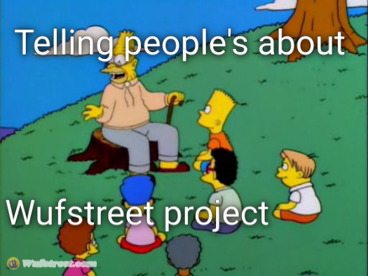 Abe Simpson telling stories