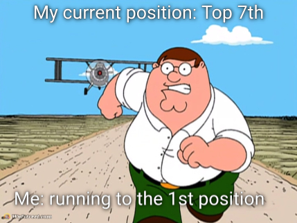 Peter Griffin to the 1st position 