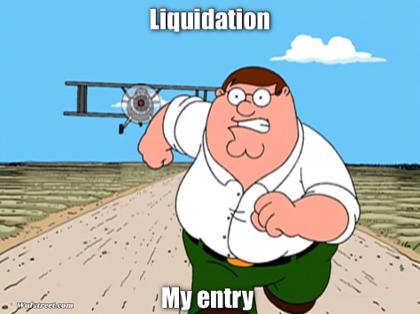 Peter Griffin running away