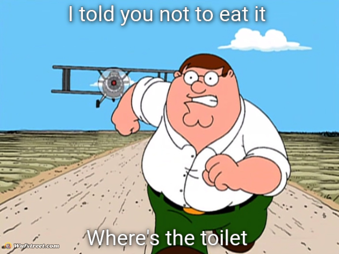 Peter Griffin running away