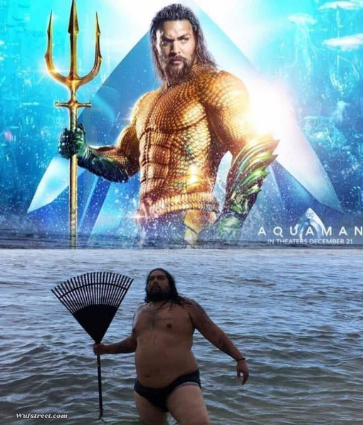 me vs reality - aquaman