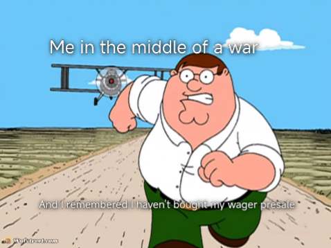 Peter Griffin running away