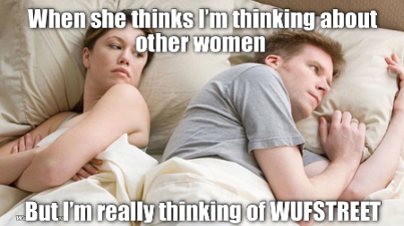 I bet he's thinking of other woman