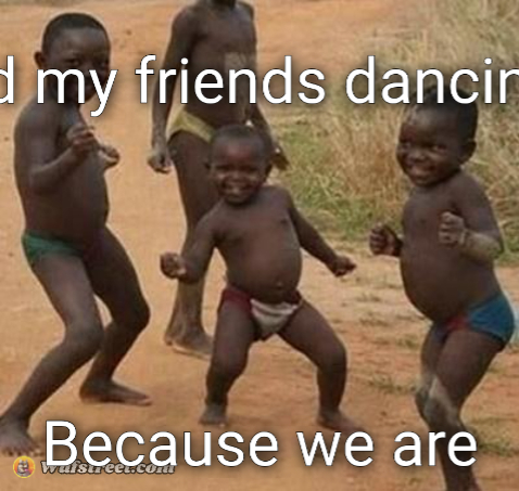 AFRICAN KIDS DANCING