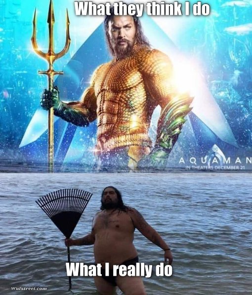 me vs reality - aquaman