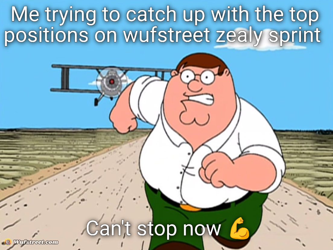 Peter Griffin running away