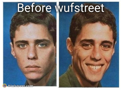 before after - sad happy face