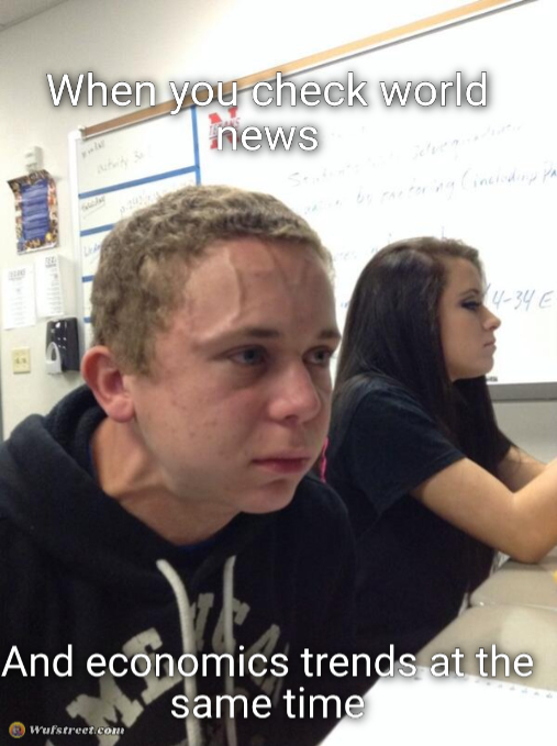 Boy holding his breath
