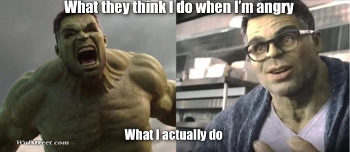 Angry Hulk VS Civil Hulk