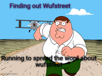 Peter Griffin running away