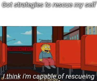 I'm in Danger + blank place above