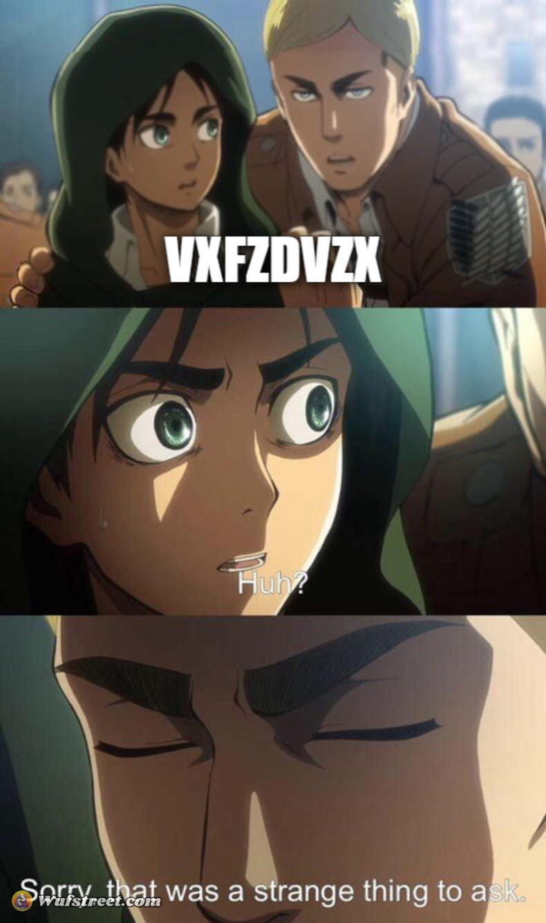 Strange question attack on titan