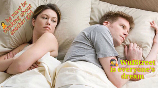 He's probably thinking about girls