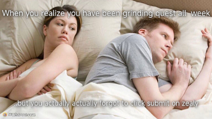 I bet he's thinking of other woman