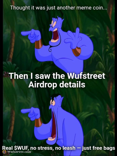 Wufstreet Airdrop to the moon. 