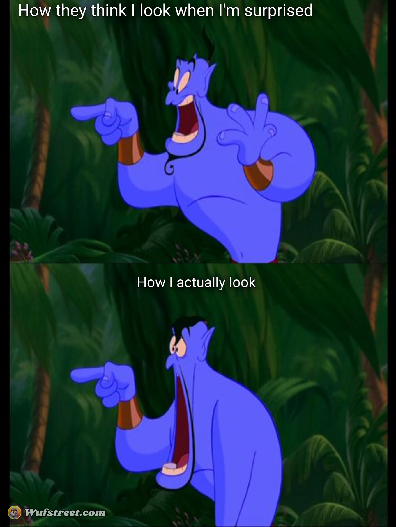 Aladdin Surprised Genie Jaw Drop
