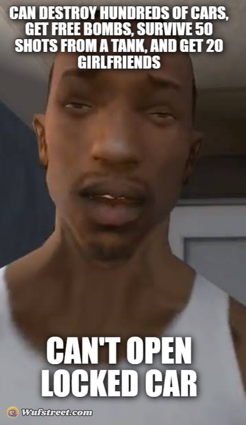 Carl Johnson sad