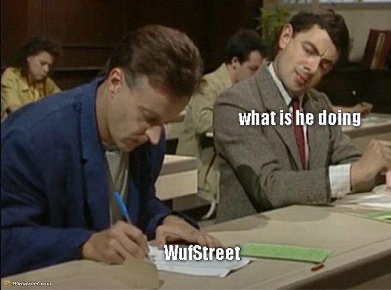 mr bean cheats on exam