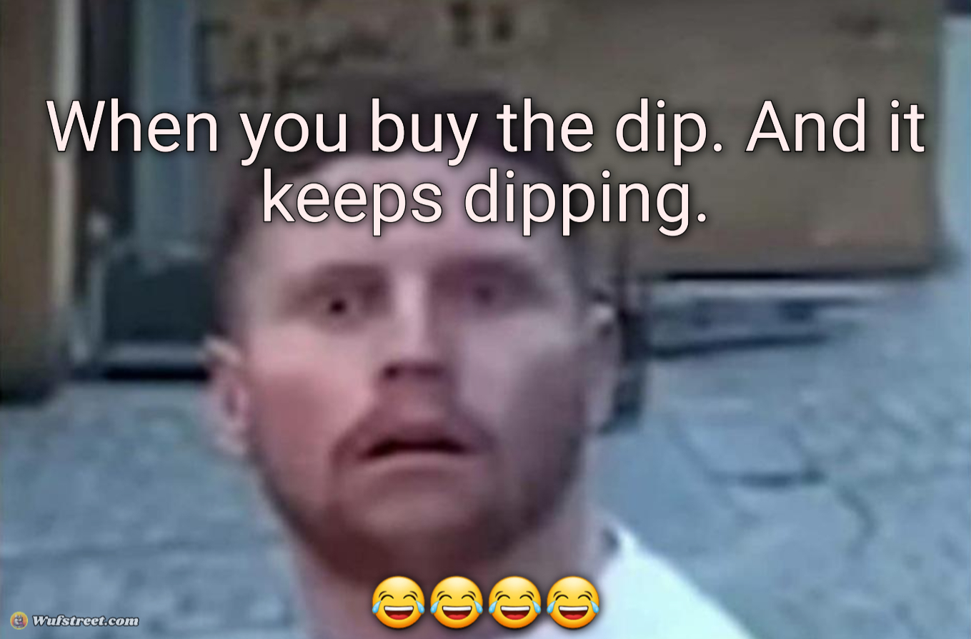 When the dip keeps dipping 