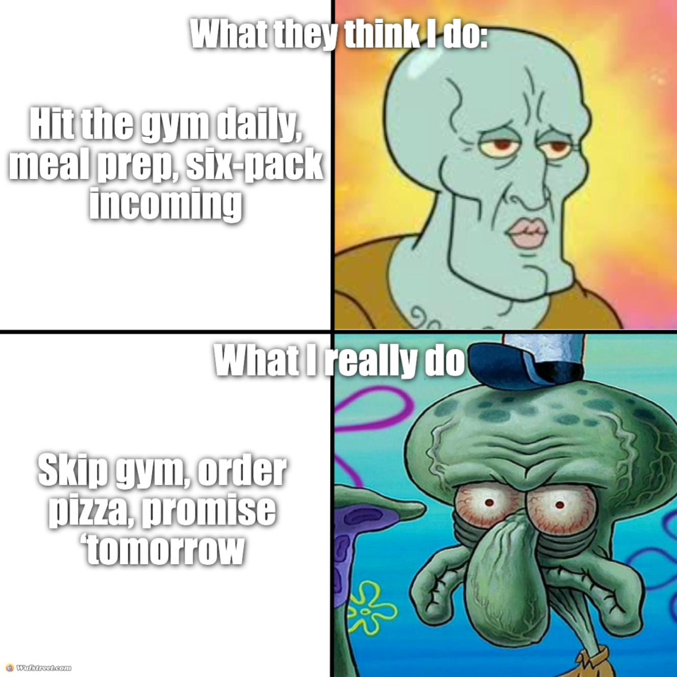 squidward meme template