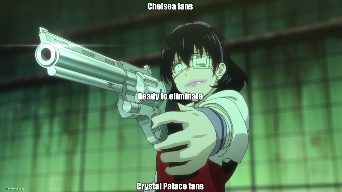 Midari Ikishima with gun