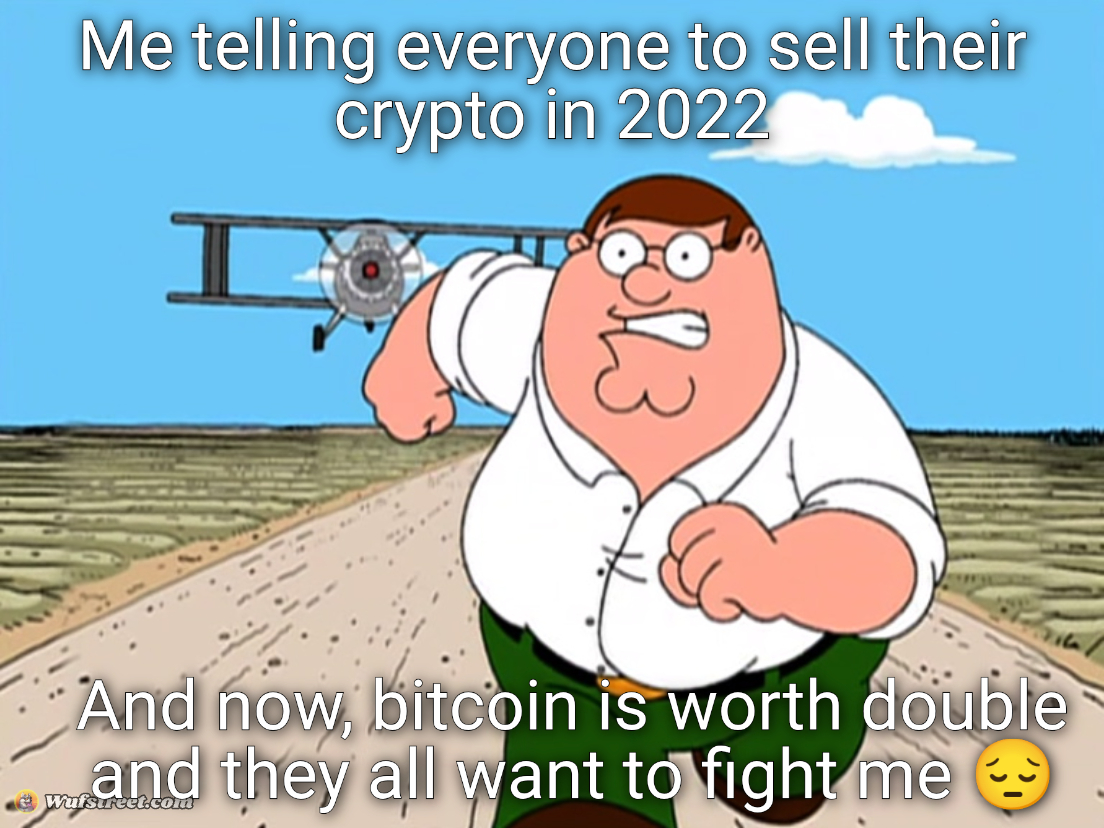 Peter Griffin running away