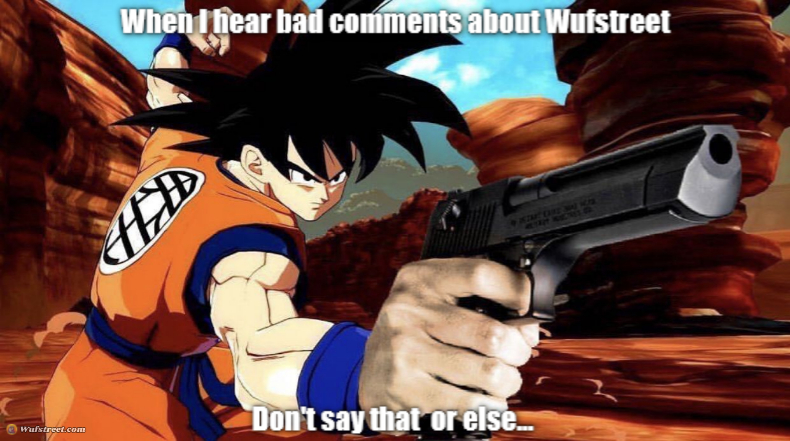 Goku with a gun