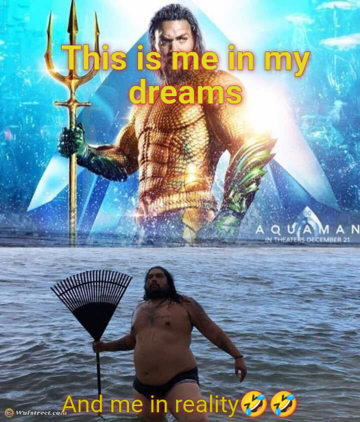 me vs reality - aquaman