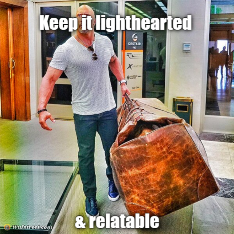 The Rock Carrying Giant Bag