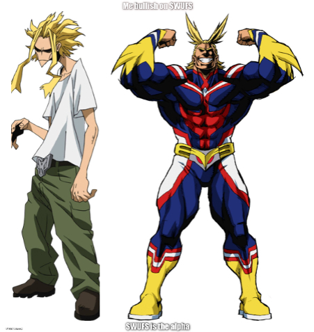 My Hero Academia All Might Weak vs Strong