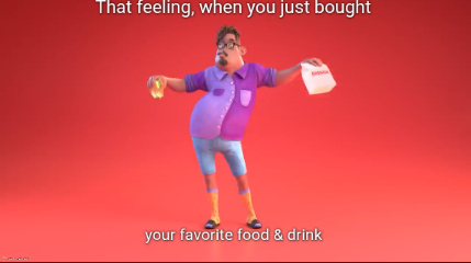 Guy from GrubHub ad