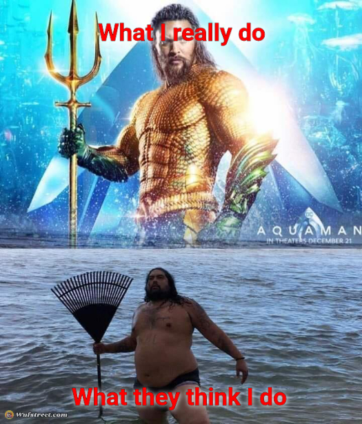 me vs reality - aquaman