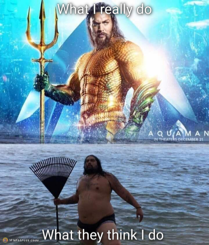 me vs reality - aquaman