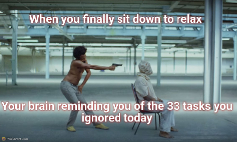 Can't relax 